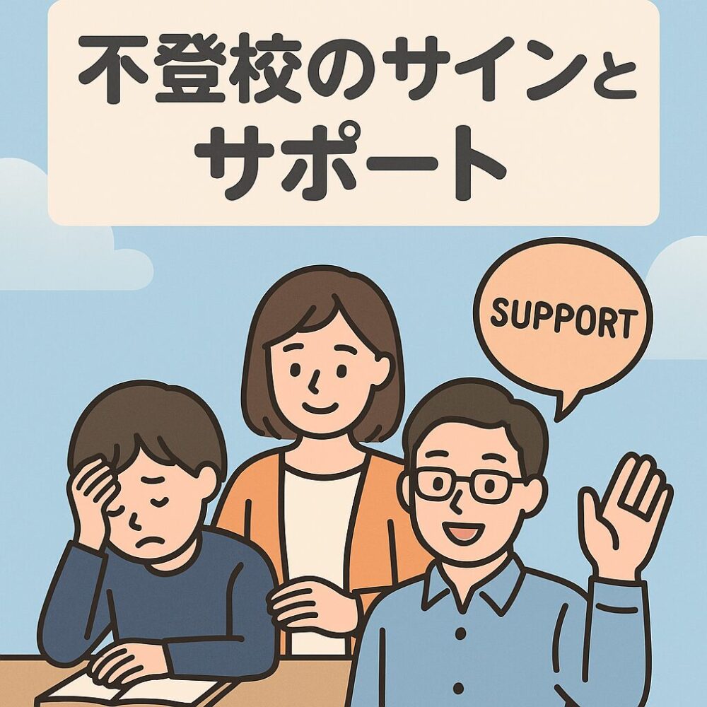 不登校サインを見逃さない