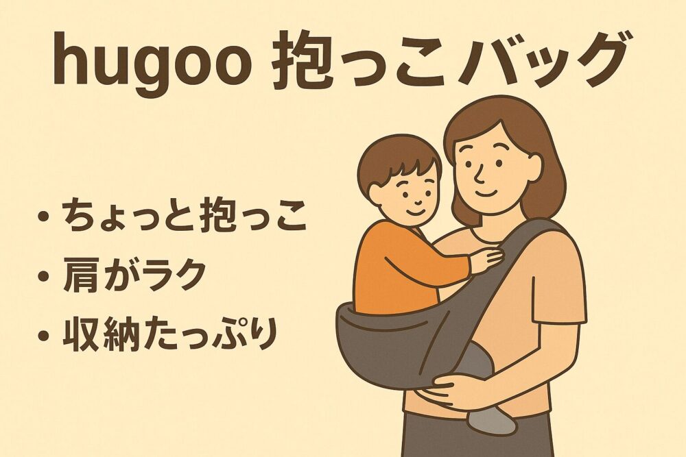 抱っこバッグで快適サポート
