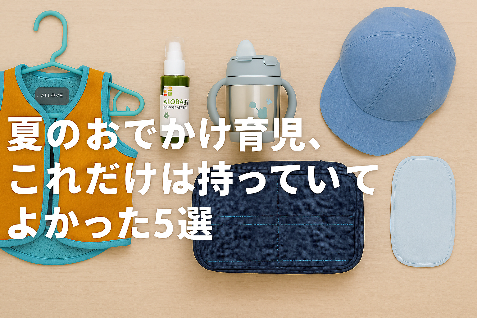 夏のお出かけグッズ紹介